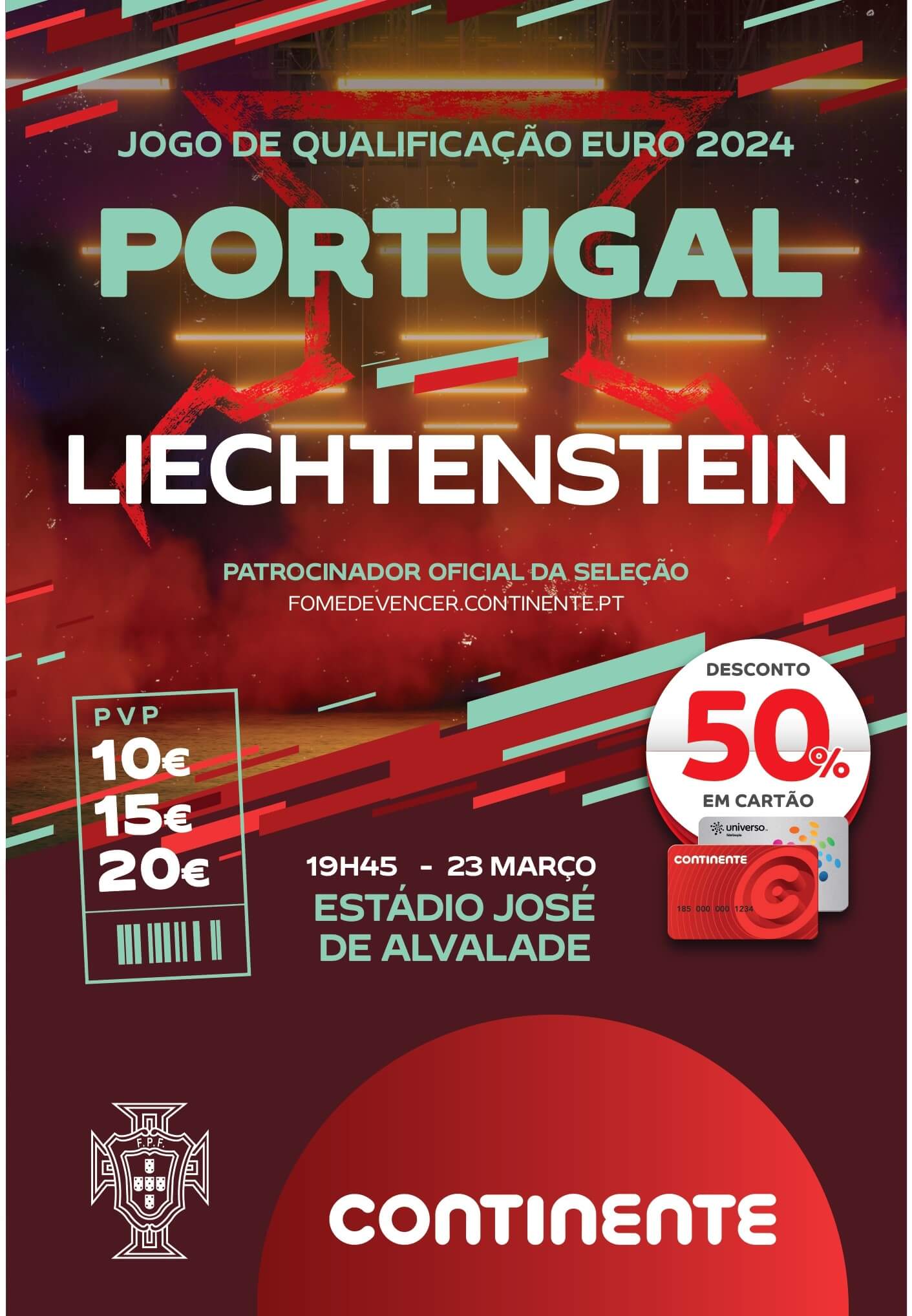 Portugal inicia qualificação para o Euro2024 com o Liechtenstein em Alvalade